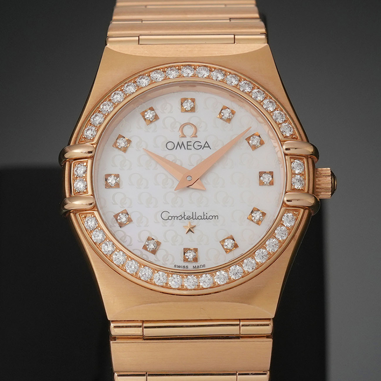 오메가 컨스틸레이션 다이아베젤 상세 이미지
