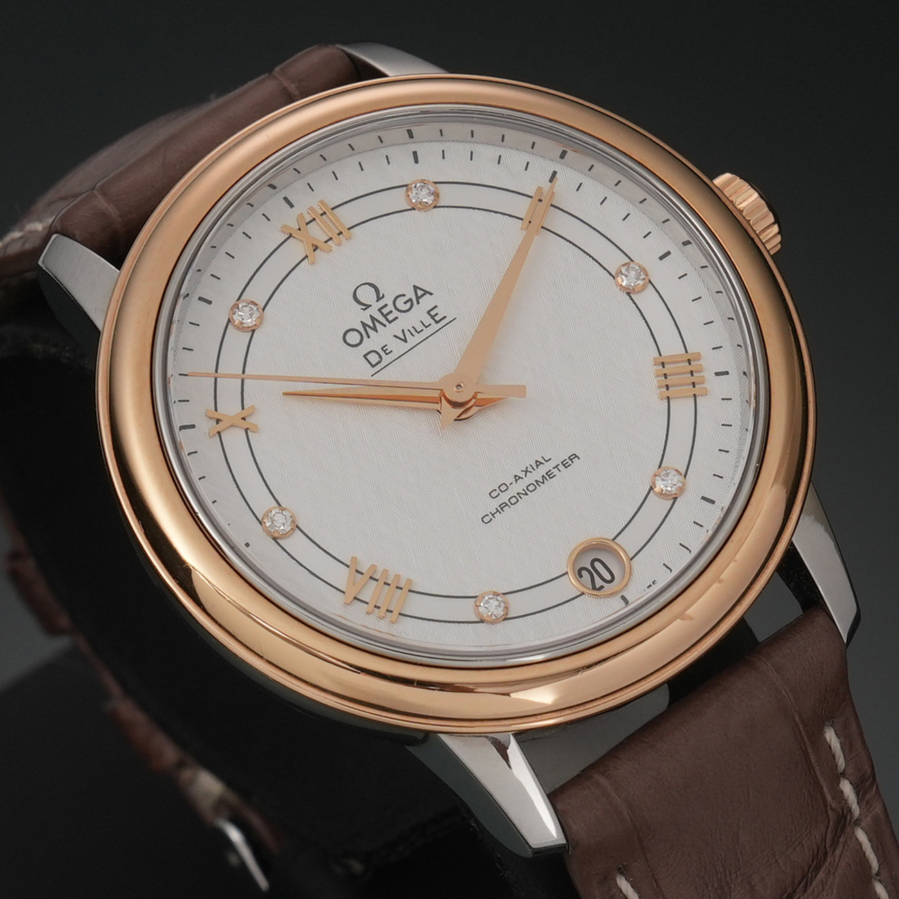 오메가 드빌 프레스티지 콤비 상세 이미지