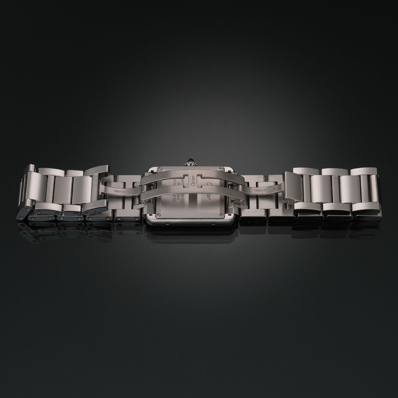 까르띠에 탱크 머스트 라지 스틸