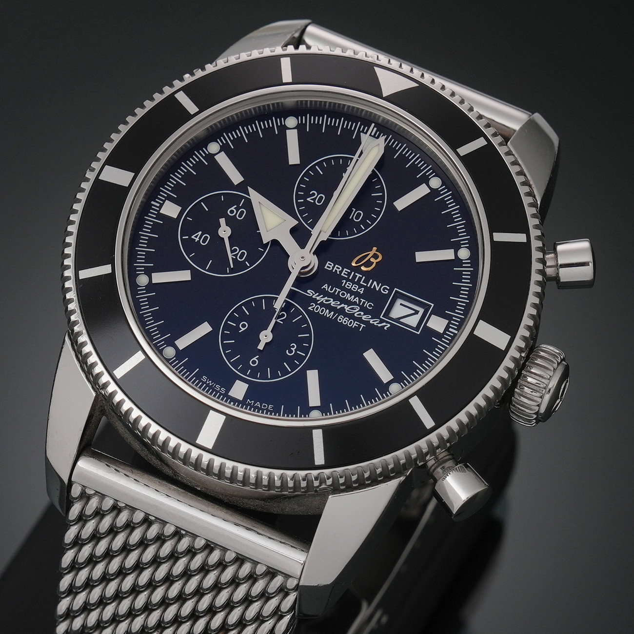 브라이틀링 수퍼오션 헤리지티 크로노 상세 이미지