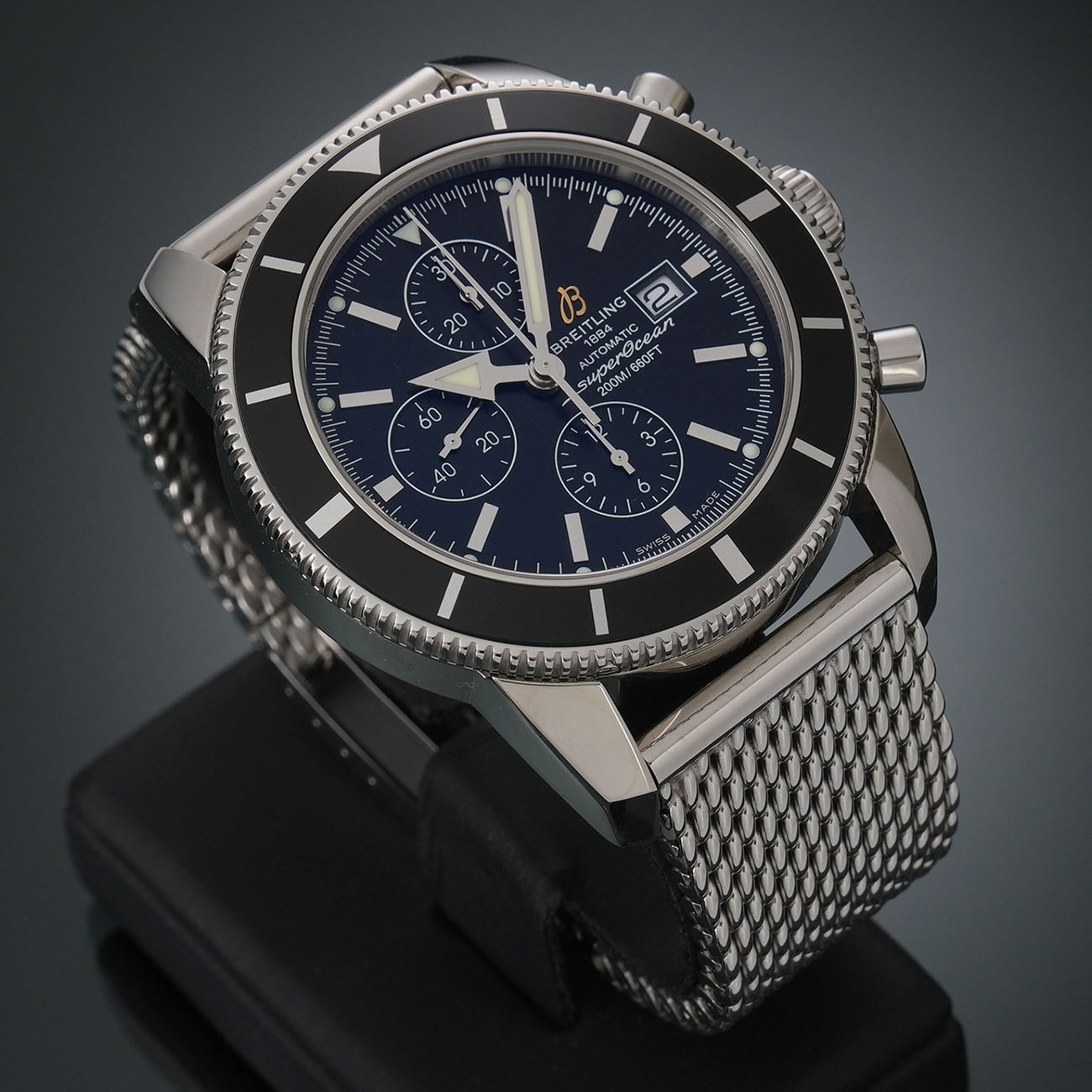 브라이틀링 슈퍼오션 크로노 상세 이미지