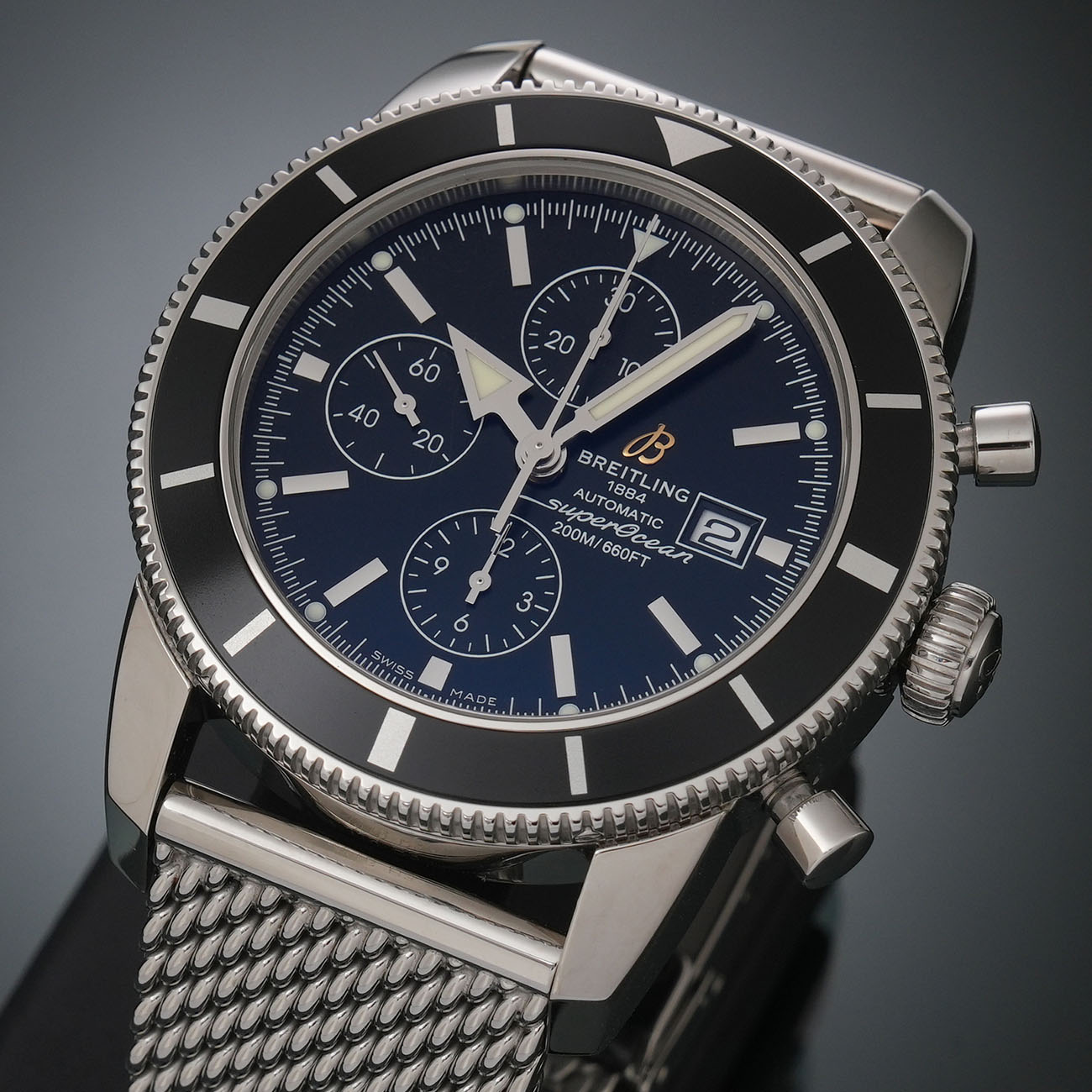 브라이틀링 슈퍼오션 크로노 상세 이미지